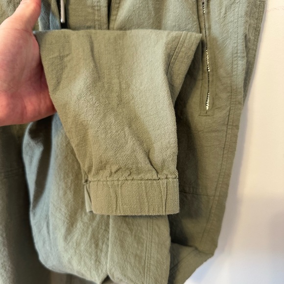 Super soft womens kaki green jogger pants 100% coton size small - Picture 4 of 8